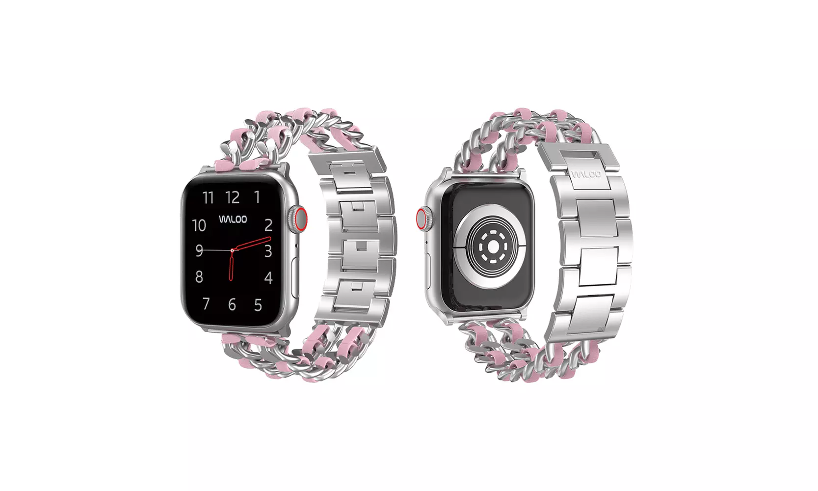 Waloo Leather Looped Apple Watch Band