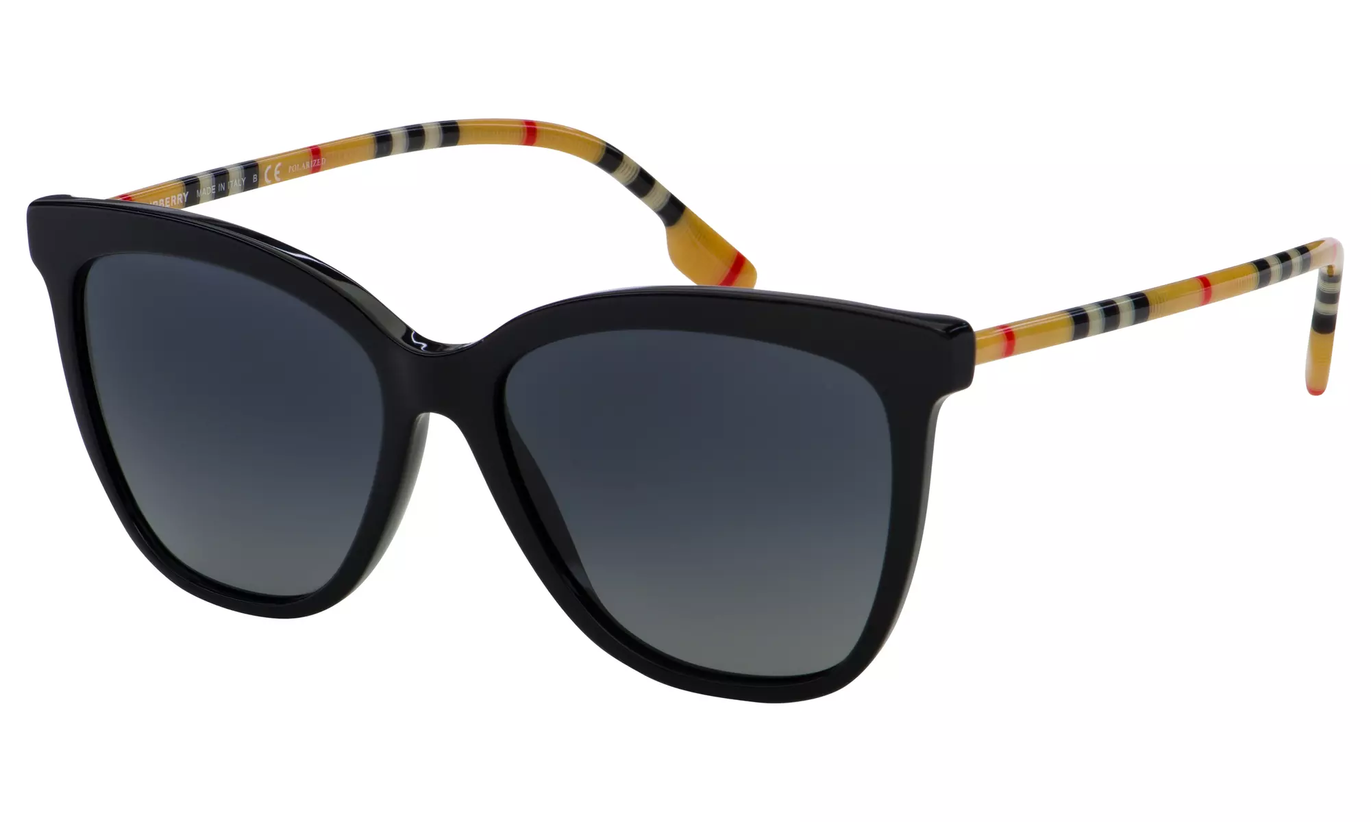 Burberry Sunglasses BE 4308 3853T3 56 Black  Grey Gradient Polarized Lens - Primary Image