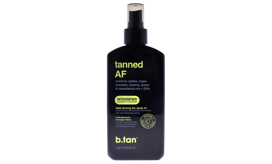 B.Tan Tanned AF Intensifier Dry Tanning Oil For Unisex 8 Oz Oil | Groupon