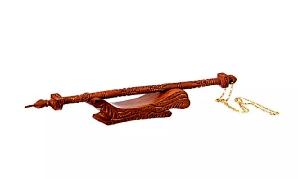 Bali Wood Torah Pointer / Yad, hand carved on the island of Bali, 7 1/4" - Second Medium