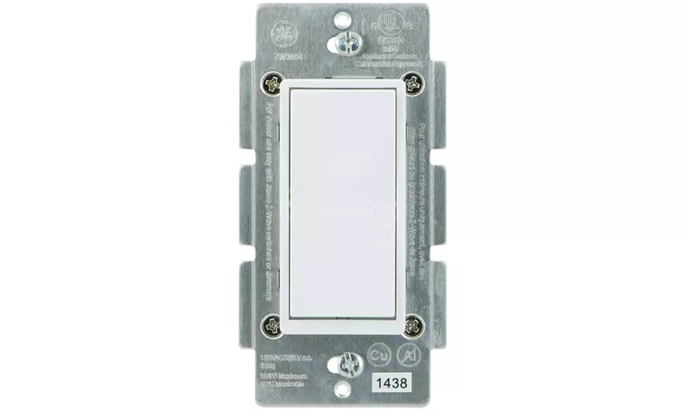 Ge 12723 Z-wave In-wall 3-way Add-on Paddle Switch - Primary Image