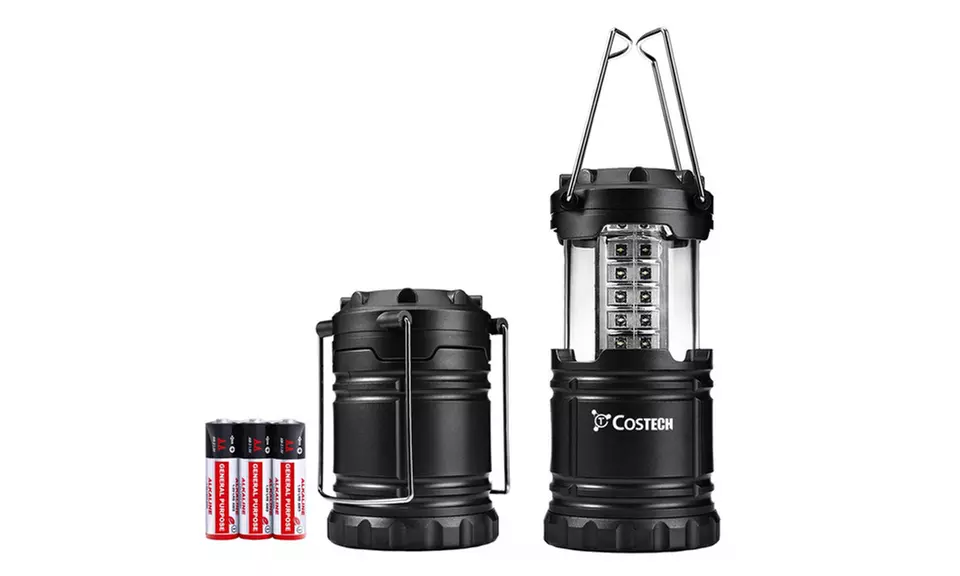 30 LED Ultra Bright Camping Lantern Portable Collapsible Lighting - Primary Image