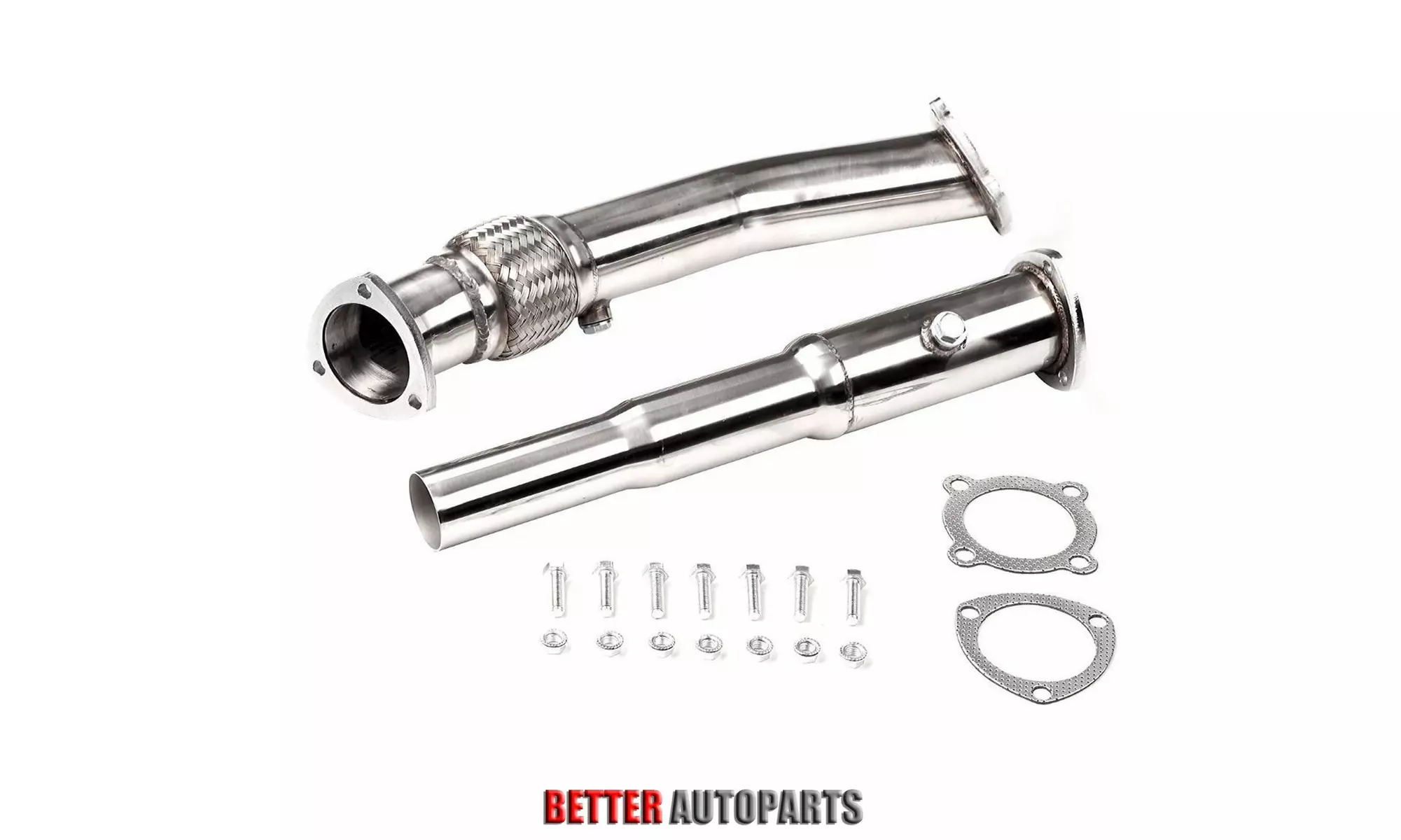 3"Turbo Downpipe 1.8T Down Pipe For Volkswagen VW Jetta Beetle Golf GTi MK4 1.8L - Primary Image