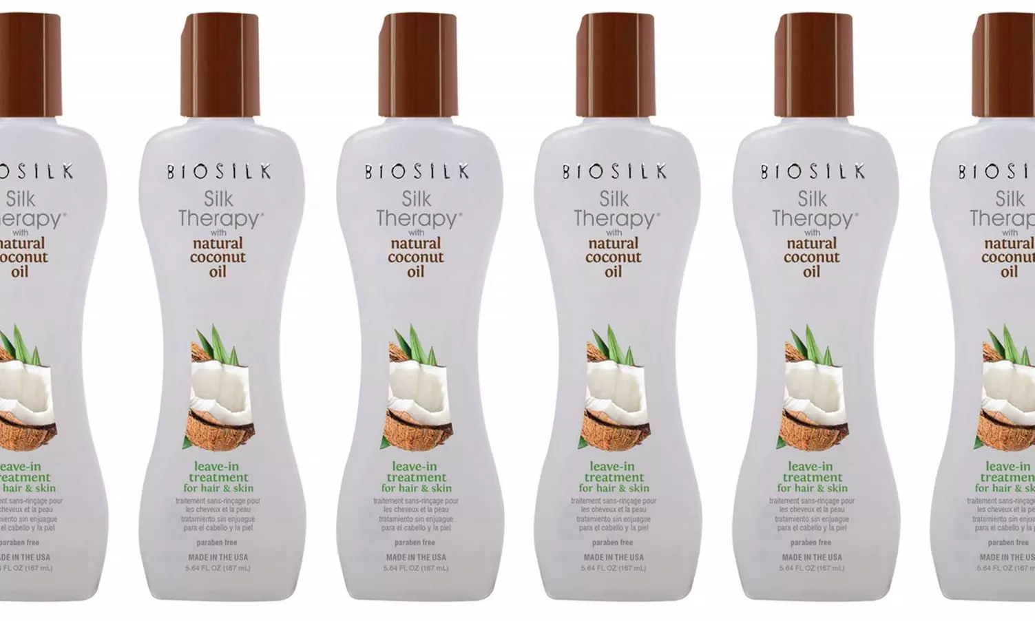 BIosilk Silk Therapy Coconut Leave in Treatment 5.64 oz - Second Medium