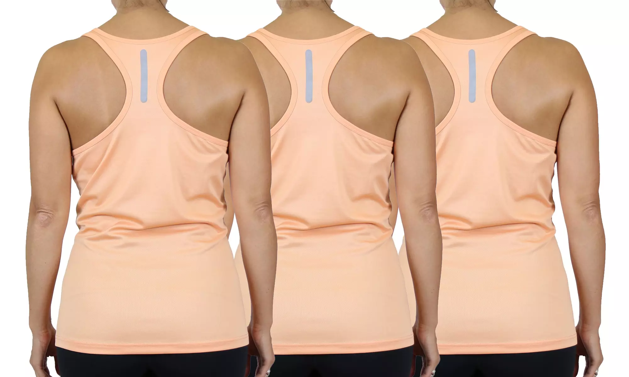 3-Pack Galaxy By Harvic Women's Moisture-Wicking Racerback Tanks (S-3XL)