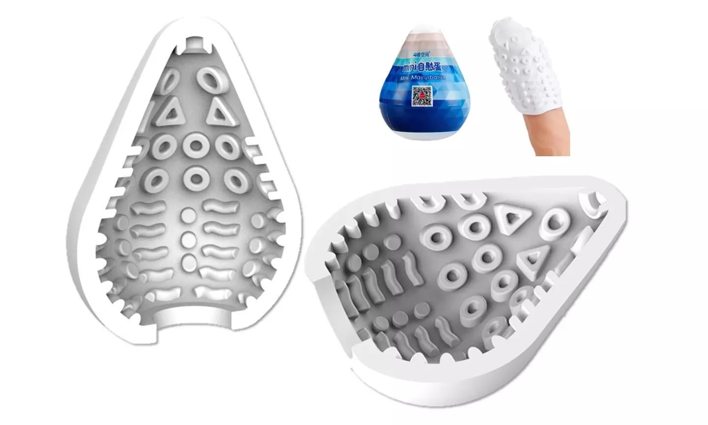 Stroker Sex Toy Mini Slicone Realistic Smooth Texture Sleeve - Primary Image