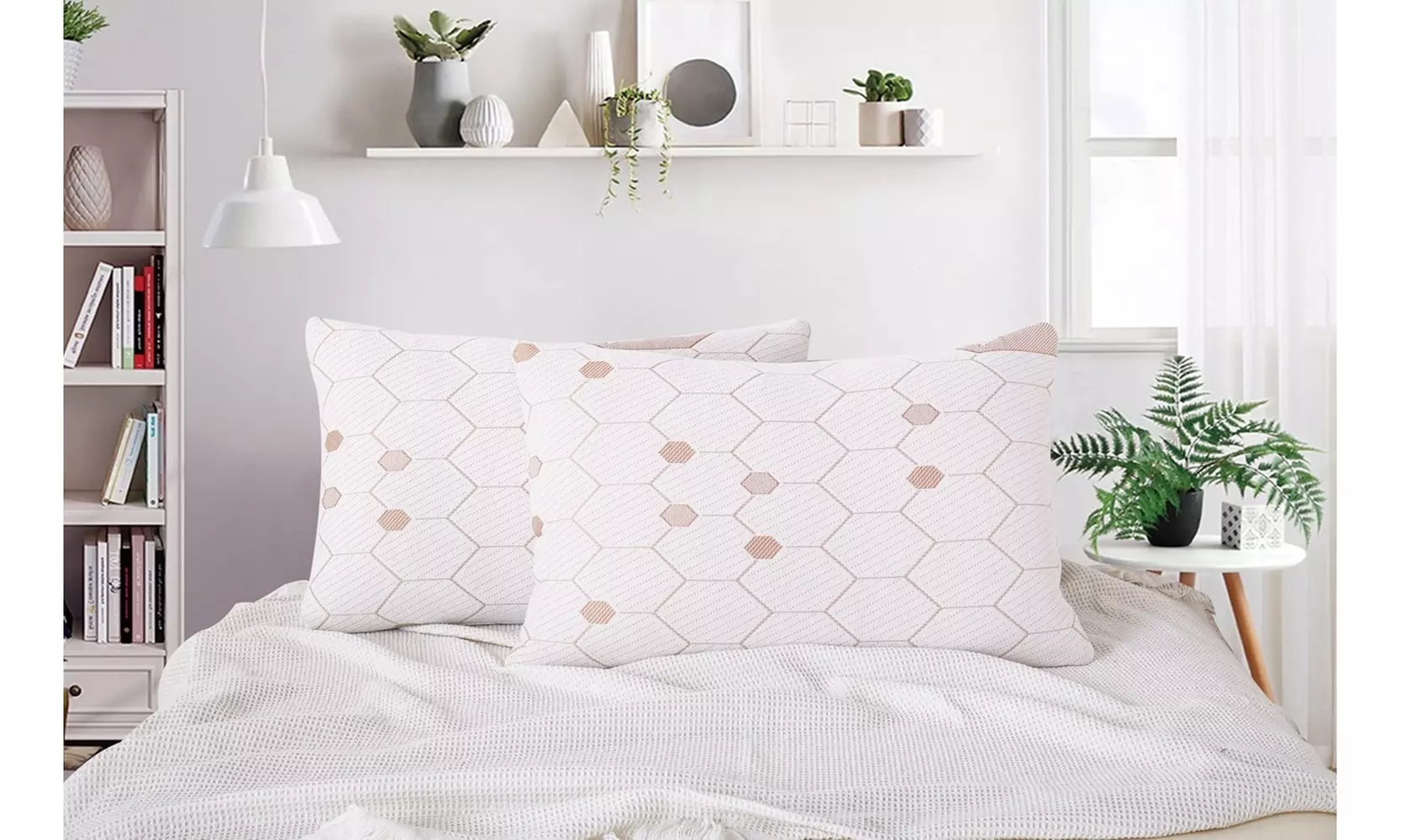 Copper Infused Memory Foam Pillows (Set of 2) - Primary Image