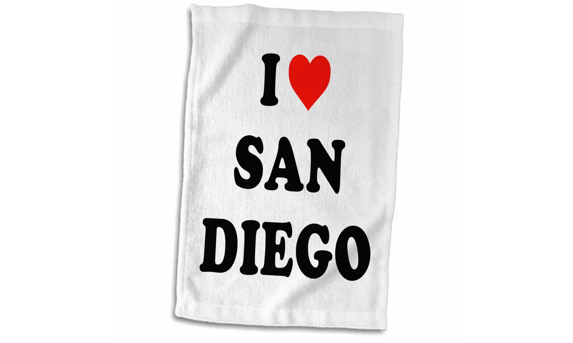  Towel - I HEART SAN DIEGO - 15 by 22-inches  - Primary Image