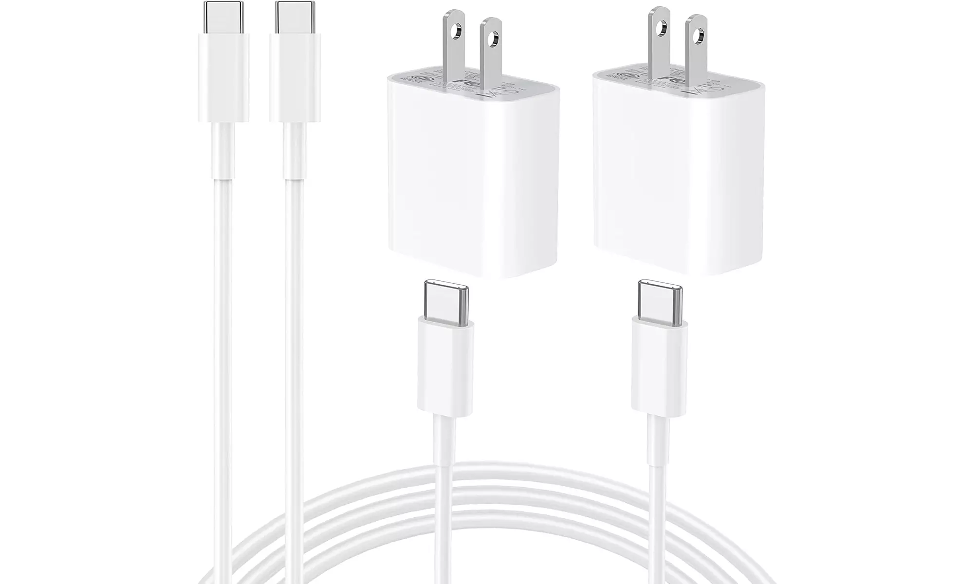 Apple MFi Certified iPad Pro Fast Charger, Linocell 2 Pack 20W PD USB - Primary Image