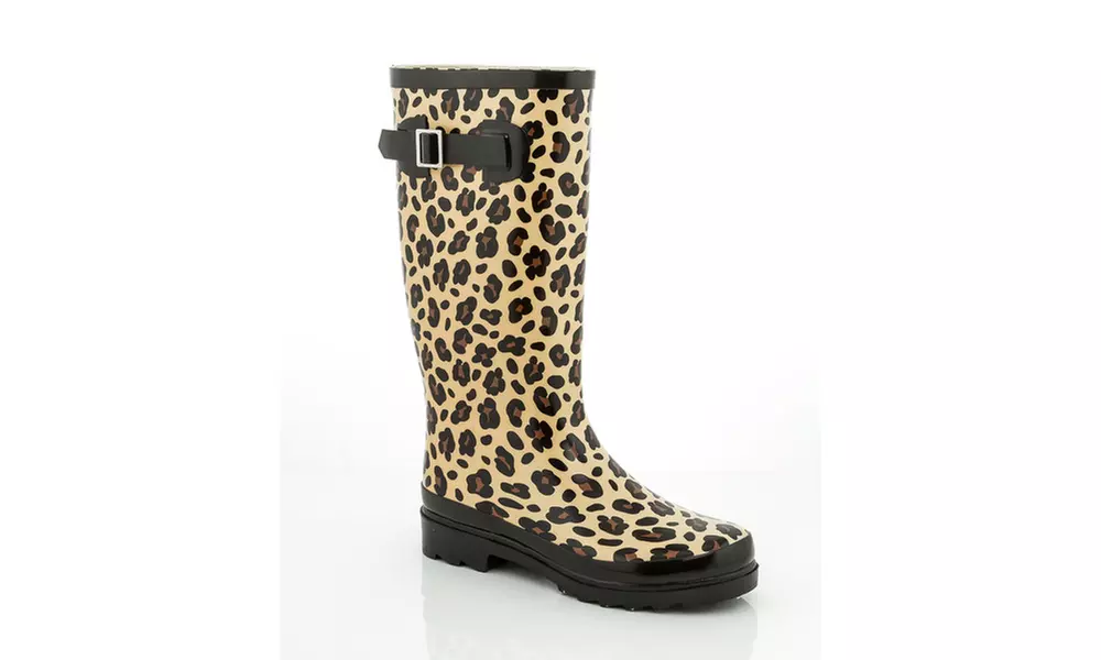 Rasolli Women's Printed Rain Boots