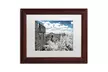 Philippe Hugonnard 'White Wall VII' Matted Wood Framed Art - Second Medium