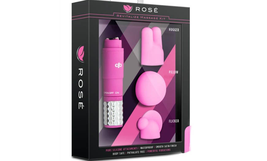 Blush Rose Revitalize Massage Kit With Attachments Groupon 9133