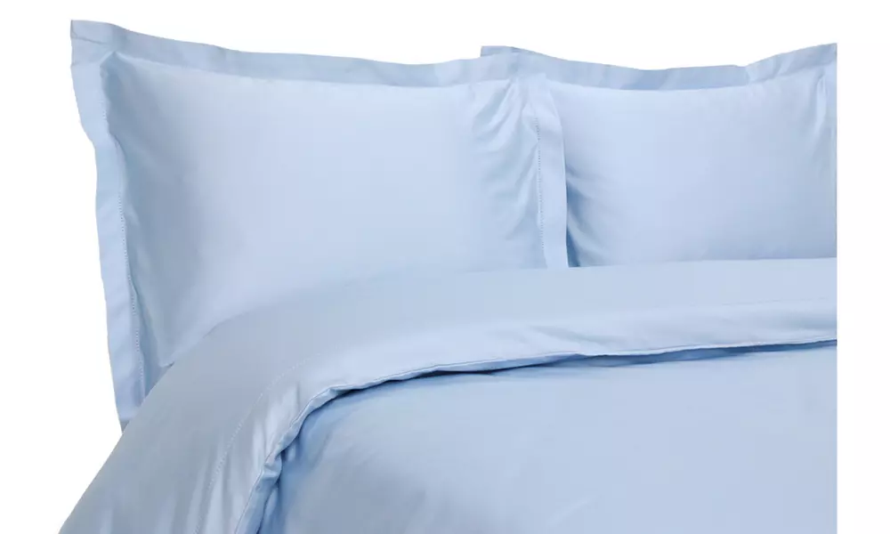 Hemstitch 400-Thread Count 100% Cotton Duvet Set - Primary Image