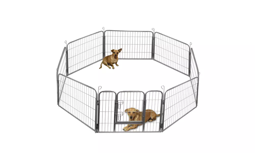 Heavy Duty Metal Tube Pet Playpen Kennel - Primary Image