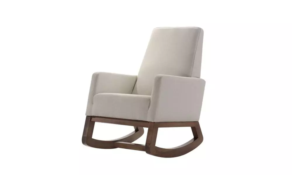 Crawley Modern Fabric-Upholstered Rocking Chair - Primary Image