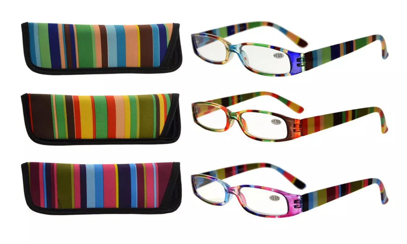 Eyekepper 3 Pack Ladies Reading Glasses Smaller Readers - Second Medium