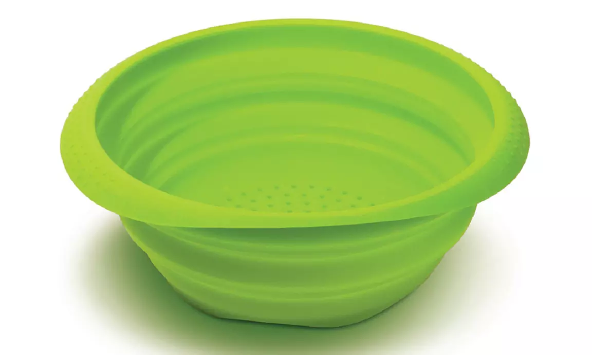 9" Collapsible Silicone Colander (4-Colors)