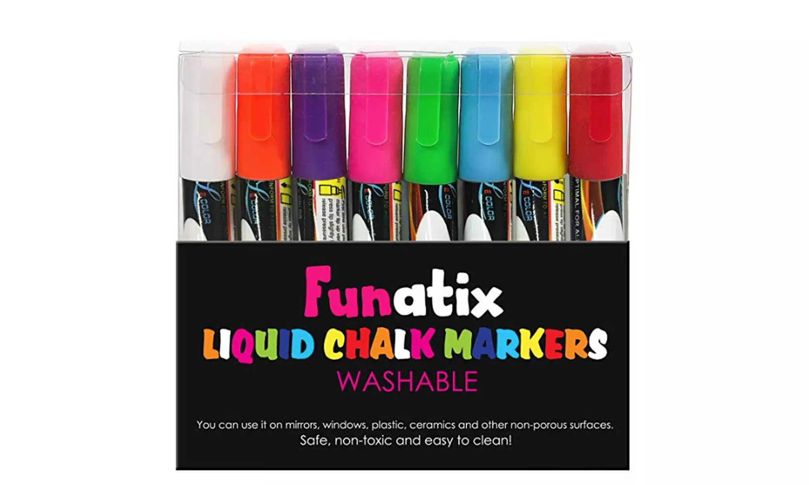 8 Color Chalk Markers Funatix - Second Medium