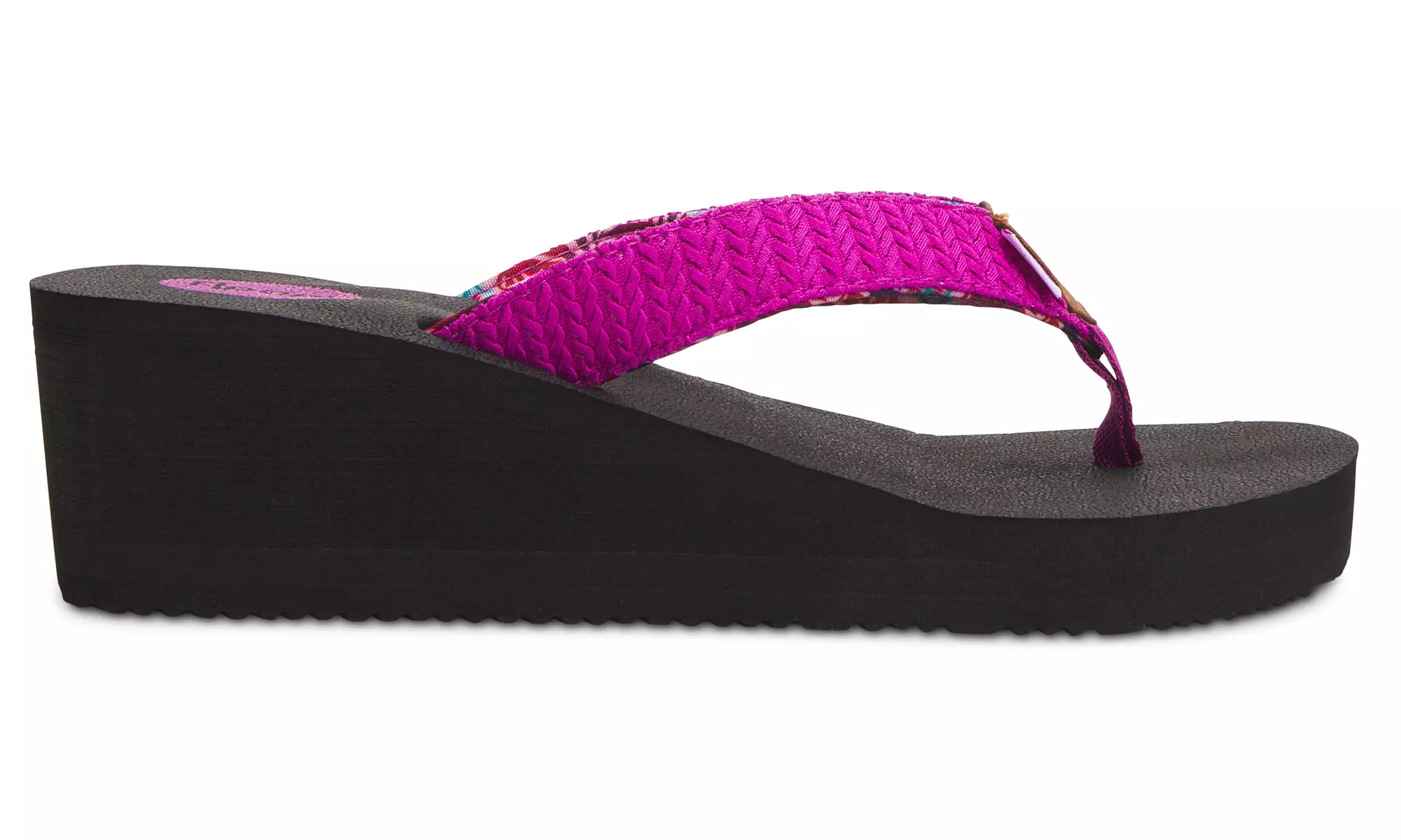 Floopi Women's Thong Flip Flop Wedge Sandals