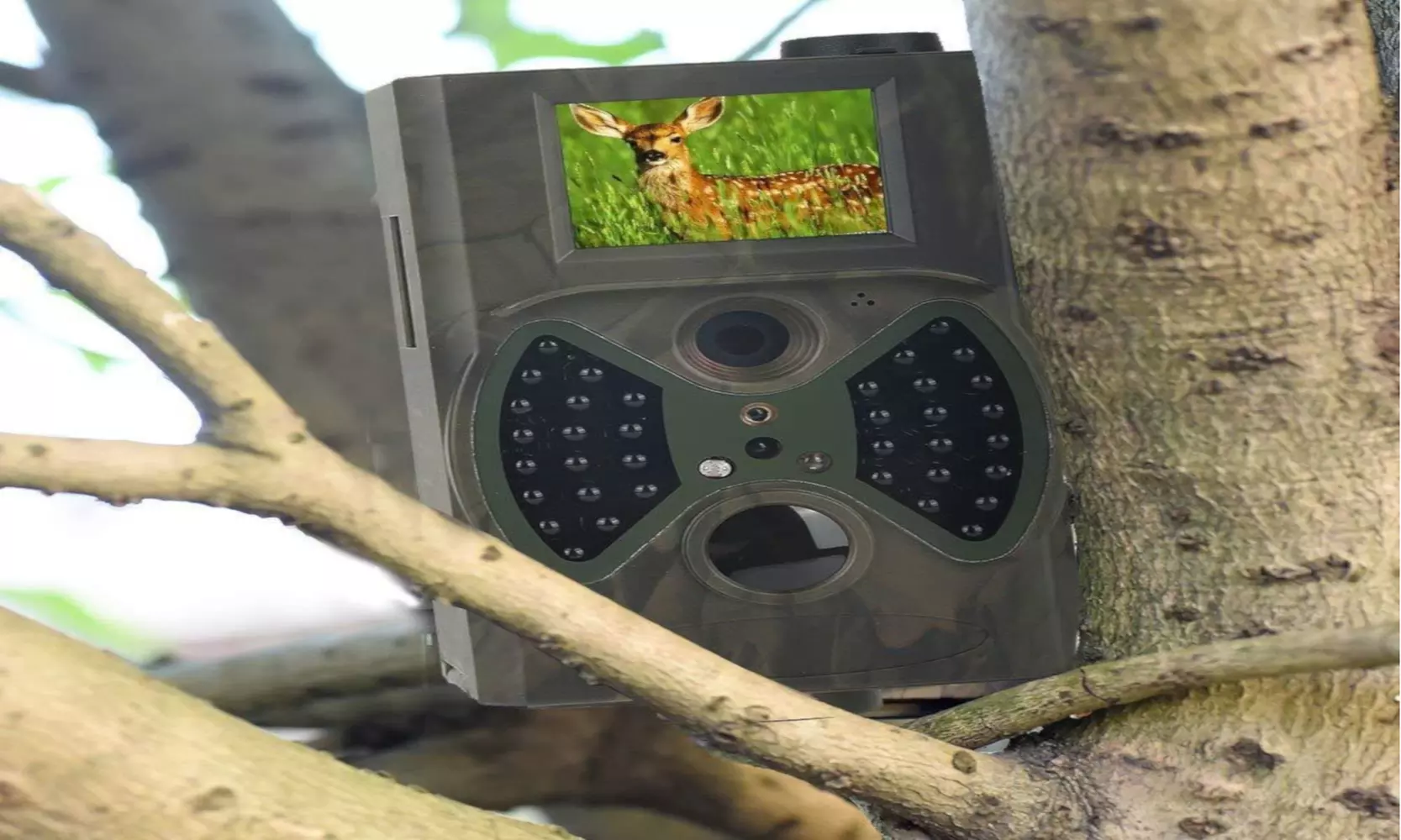 SunTek HC-300M 12MP 2G MMS GPRS HD 1080P Video Wildlife IR Trail Hunting Camera - Second Medium