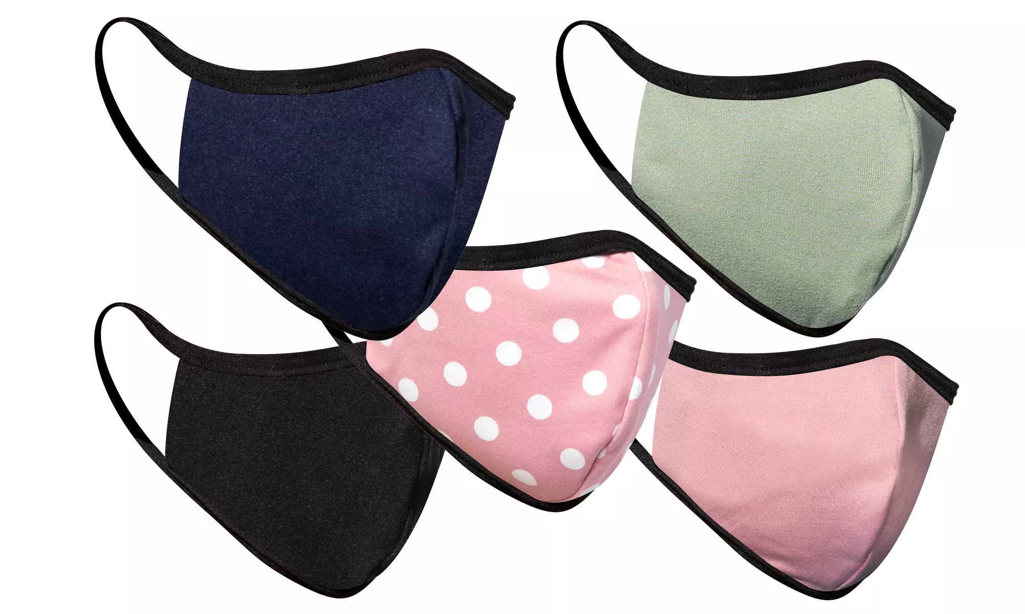 5-Pack Resuable Face Masks - Second Medium