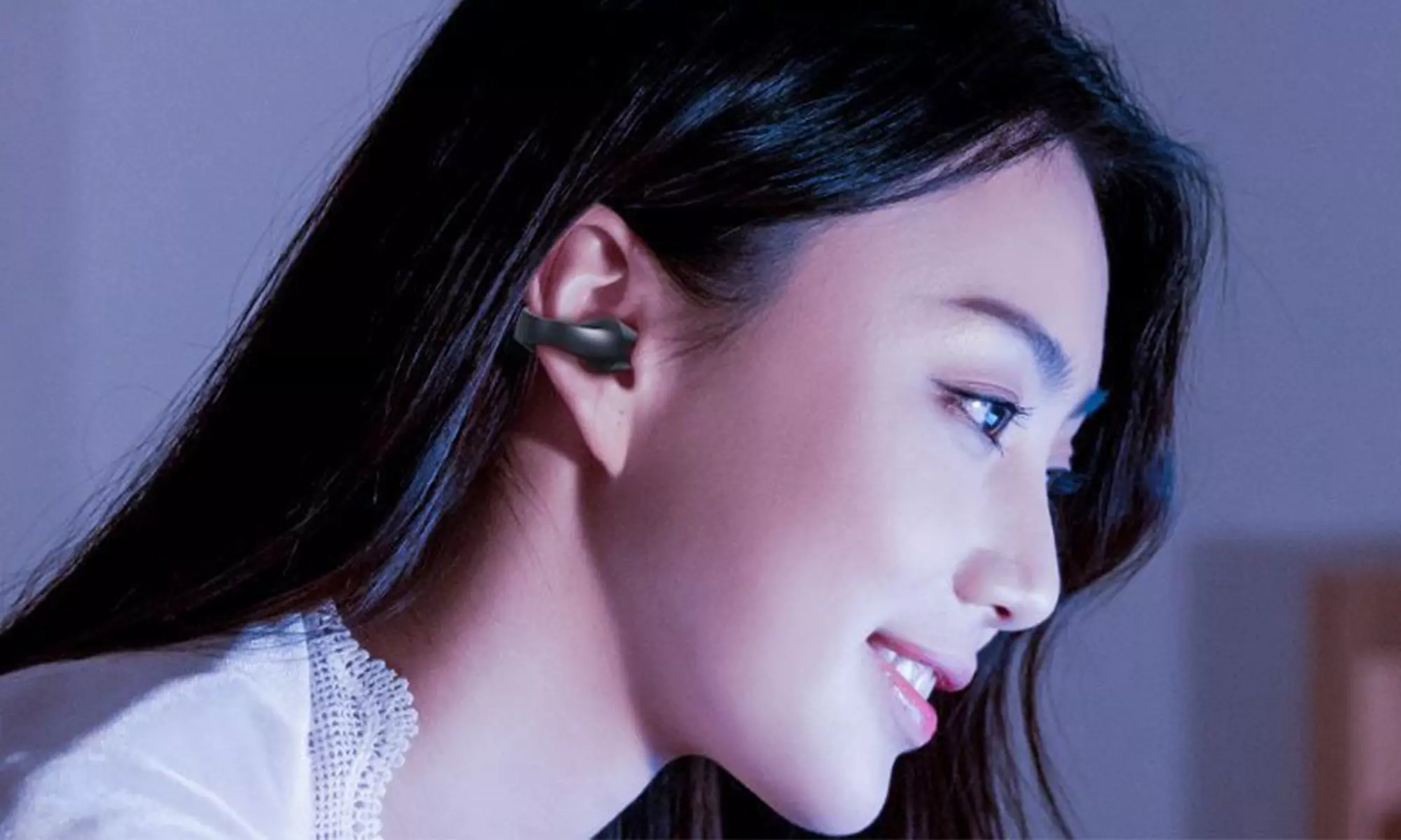 Open Ear Clip Bone Conduction Earbuds Bluetooth 5.3 Wireless Noise Reduction