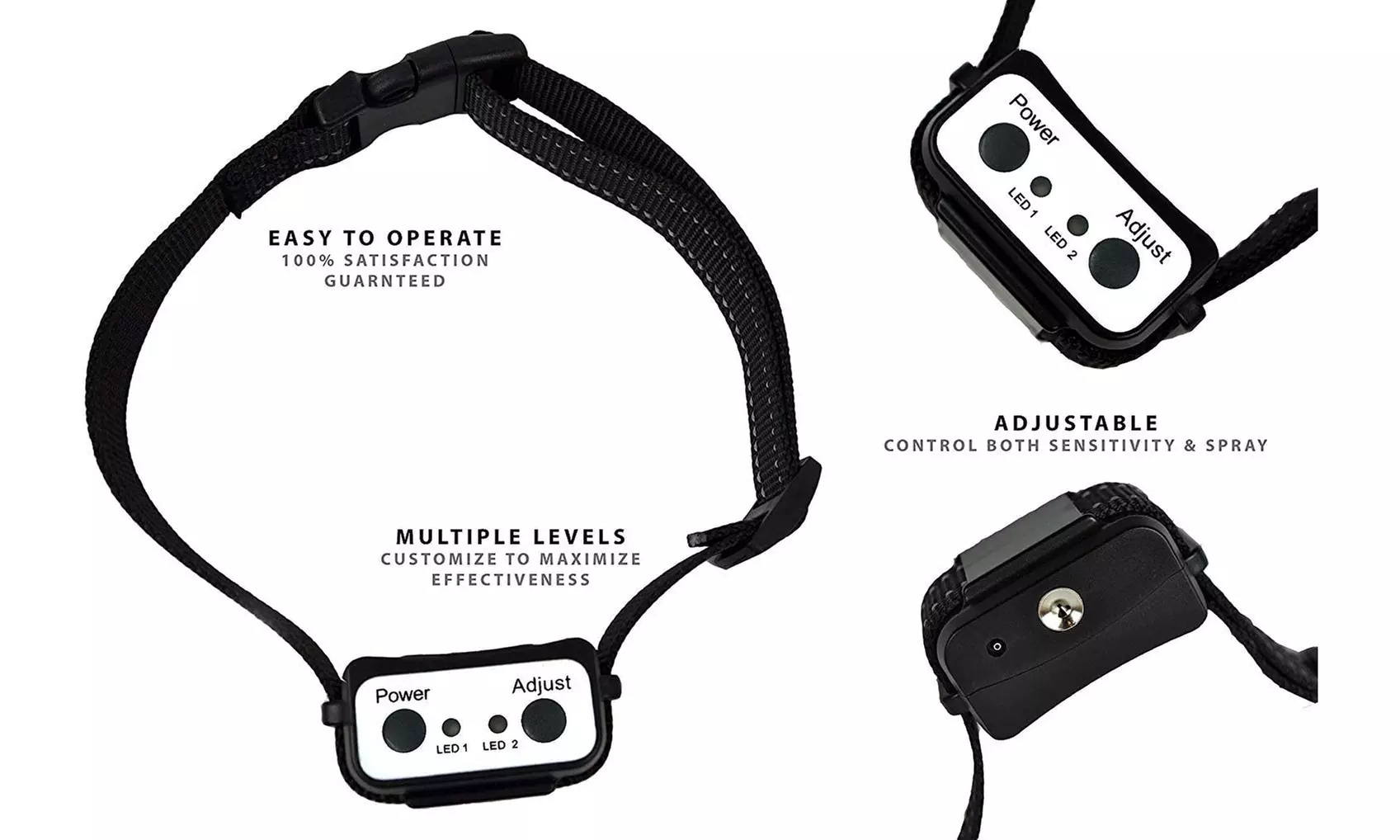Rechargeable Citronella Anti-Bark Safe & Humane No Barking Dog Training Collar - Primary Image