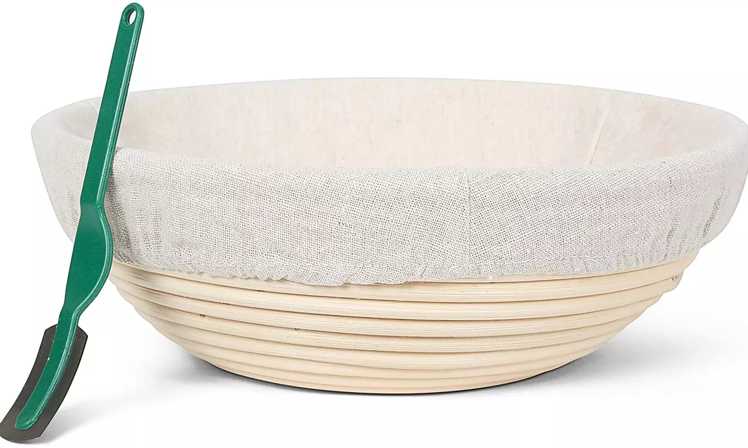 Premium Round Banneton Bread Proofing Basket - Basket for Baking - 9" / 10" - Primary Image
