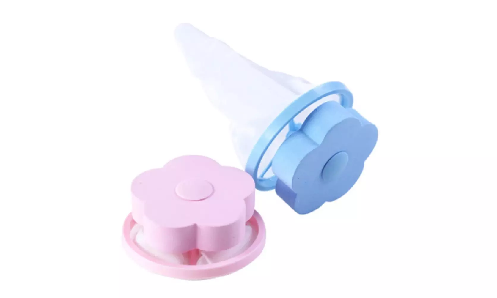 2 Pcs Floating Pet Fur Catcher Laundry Lint Pet Hair Remover For Washing Machine - Primary Image