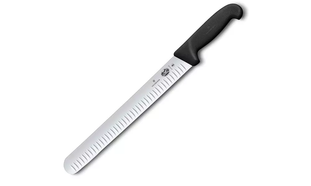 Victorinox Swiss Army 12 Inch Fibrox Pro Slicing Knife with Granton Blade - Primary Image