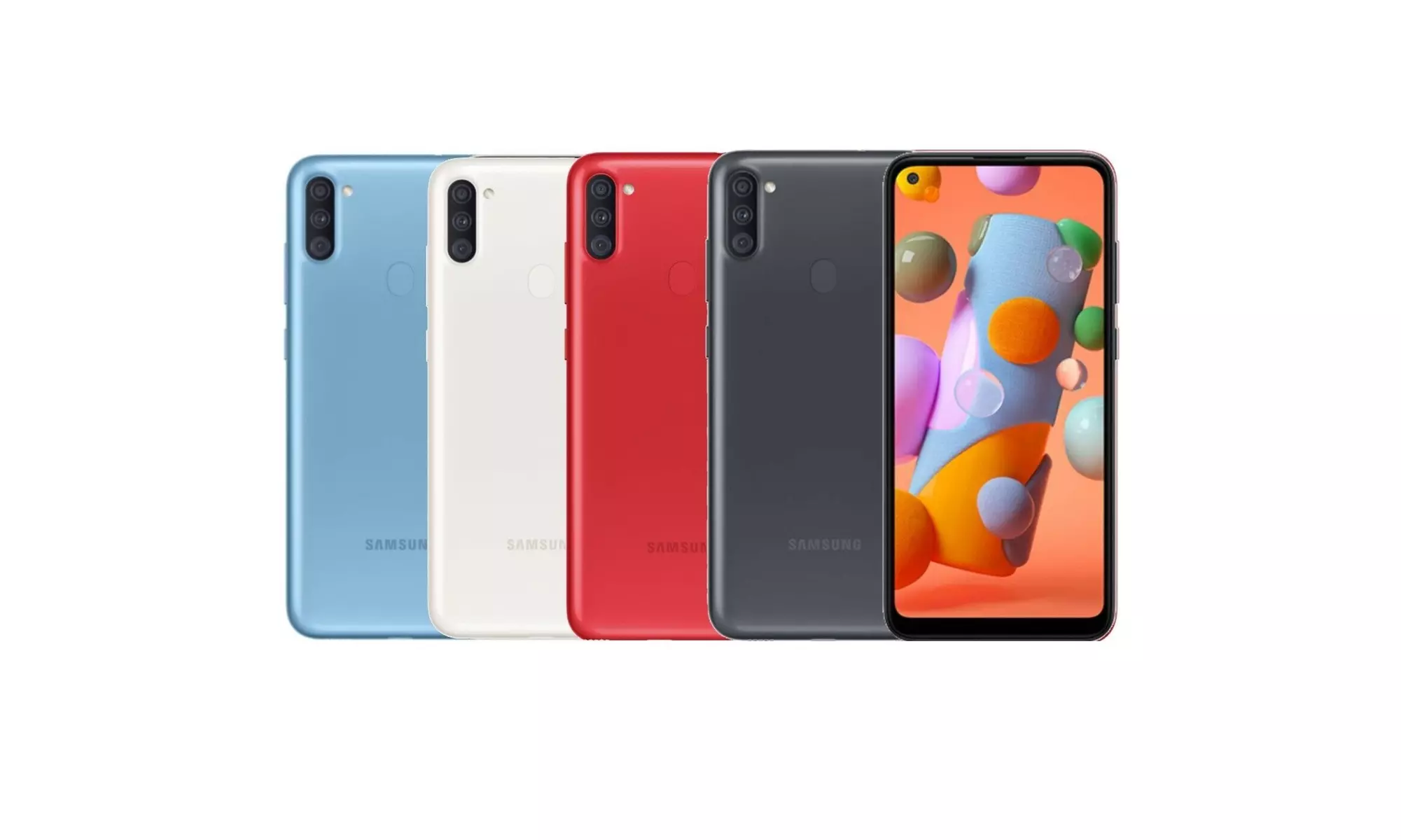 Samsung Galaxy A11 A115M 32GB 6.4" TFT Triple Rear Camera Factory Unlocked Phone - Primary Image