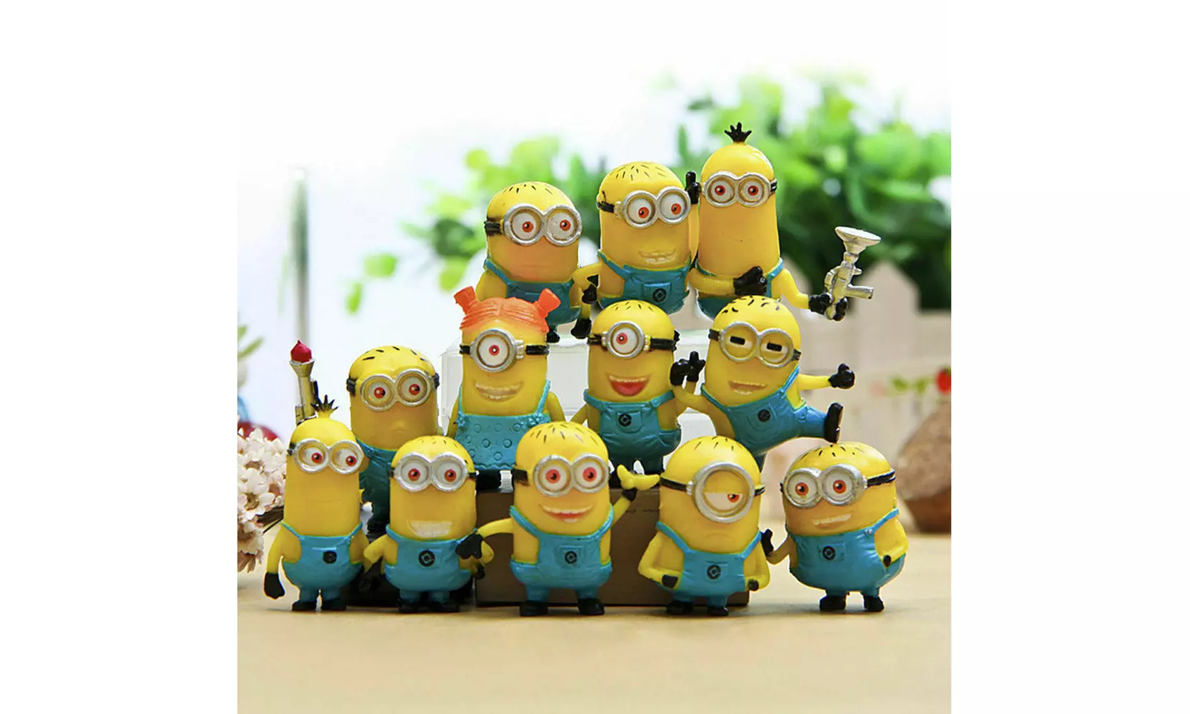12Pcs Set Despicable Me 2 Minions Movie Character Figures Doll Toys Child's Gift - Primary Image