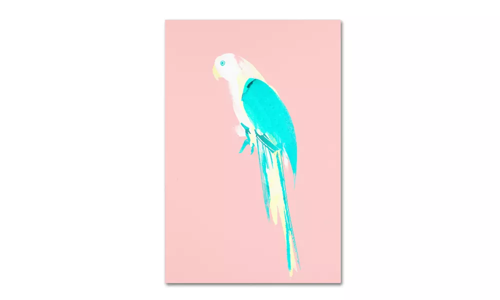 Robert Farkas 'Summer Parrot' Canvas Art - Second Medium