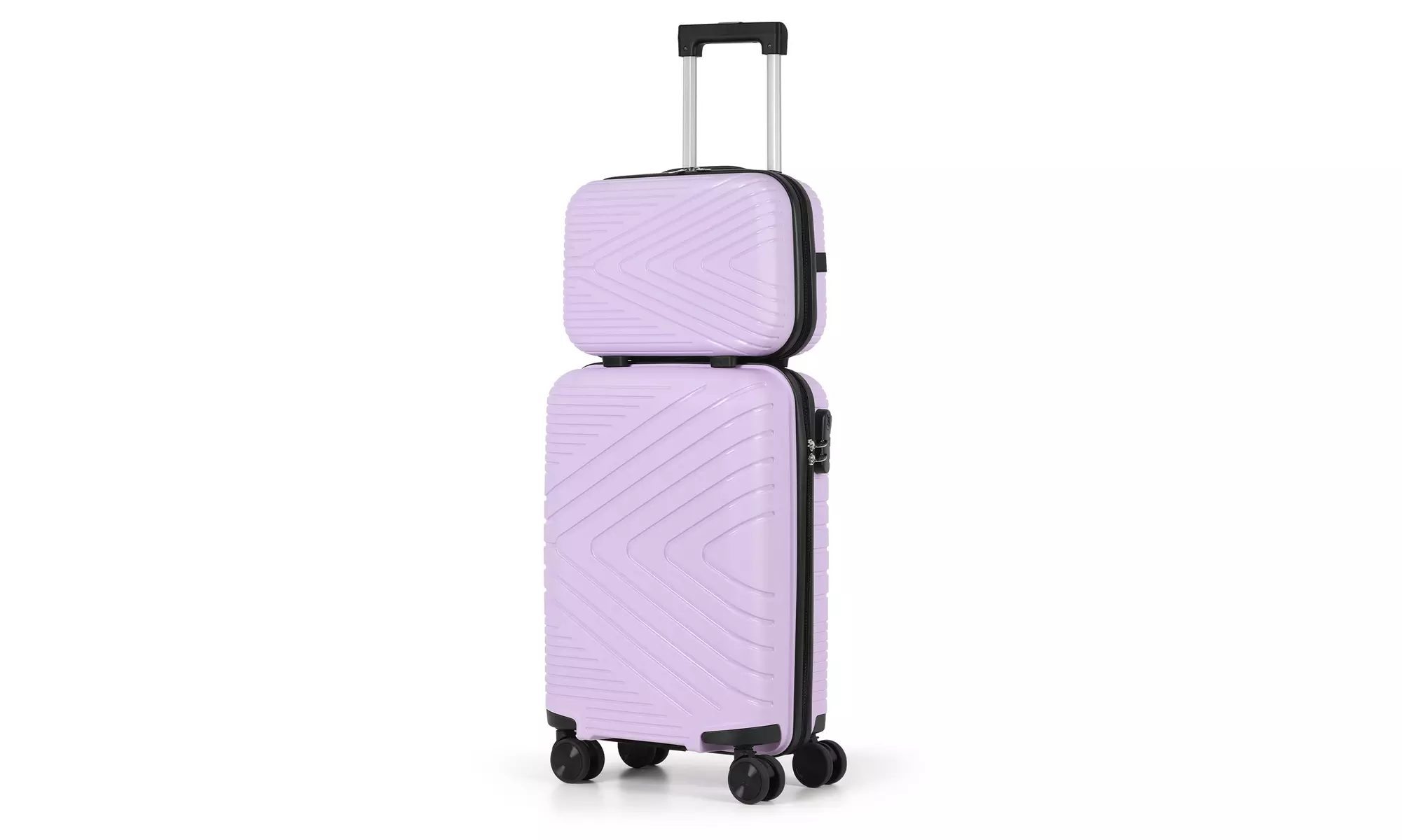 Dual Spinner Hard-Sided Carry-On Two-Piece Luggage Set