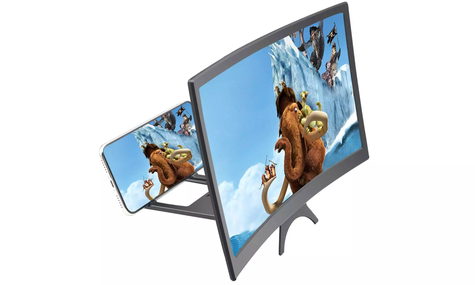 12'' 3D Curved Magnifier Screen for Mobile Smart Phones - Primary Image