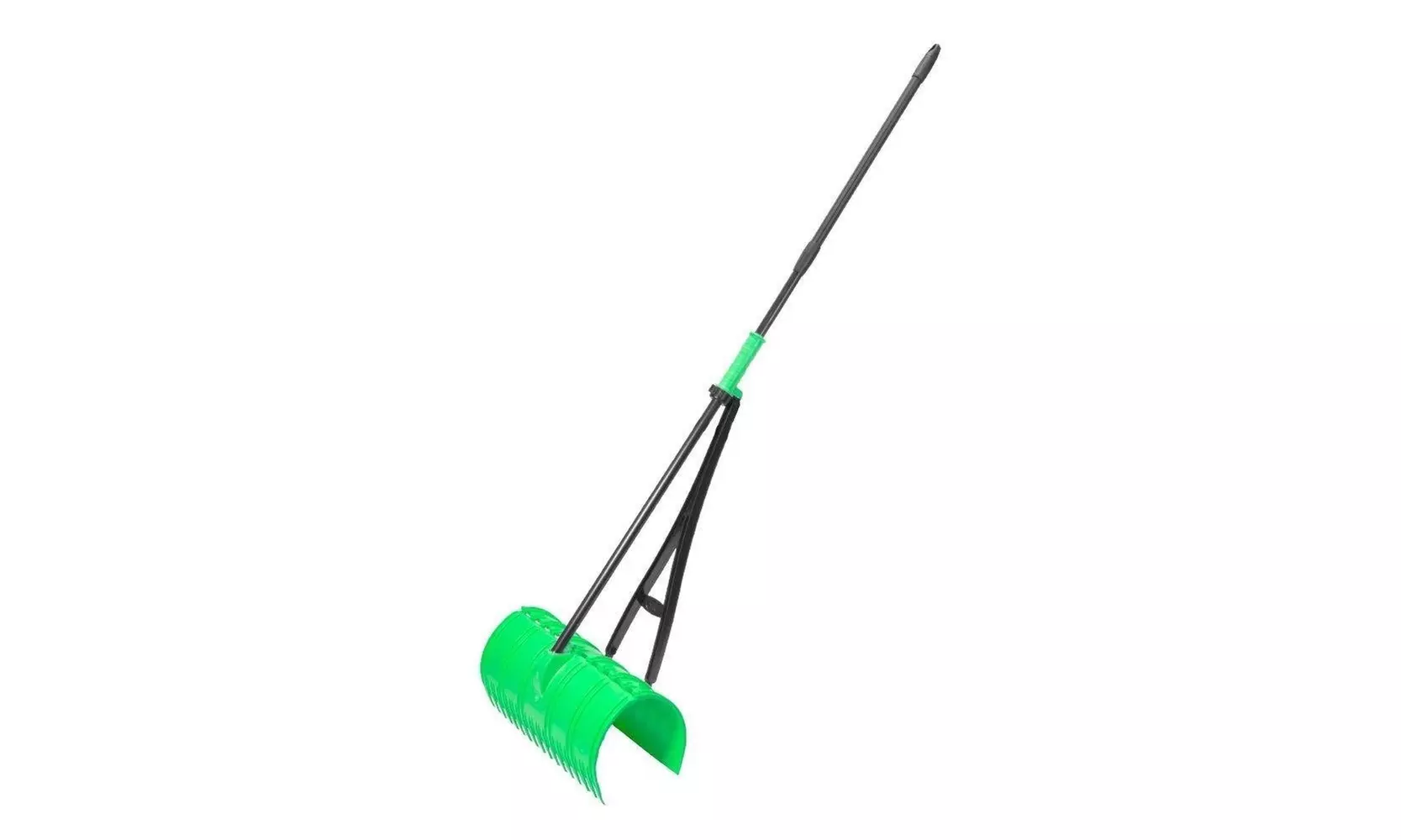 Amazing Rake RK31010 Original Ergonomic Pickup Rake with Telescope Handle Lime G - Second Medium