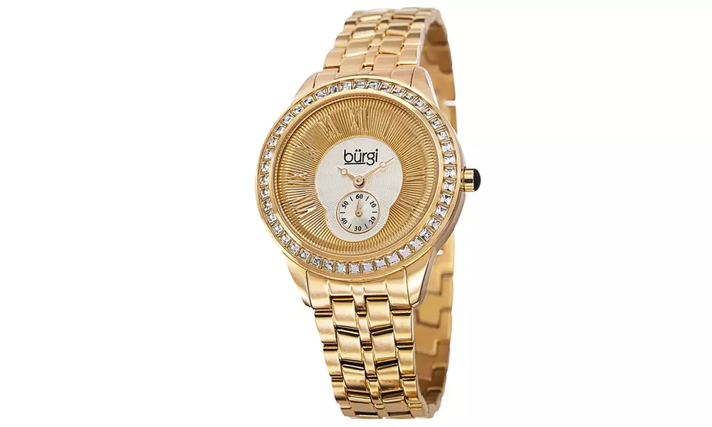 Burgi Women's Crystal Bracelet Watch BURGP106 - Primary Image