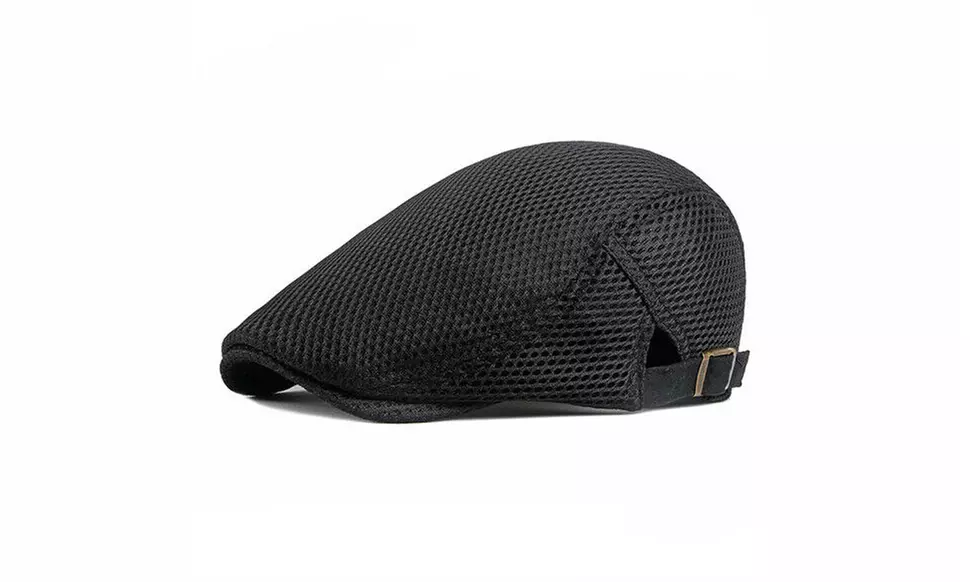 Men Newsboy Ivy Ascot Cabbie Hat Cap Solid Cotton Gatsby Golf Driving