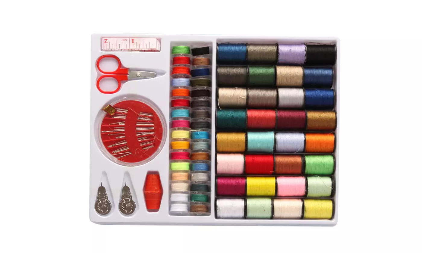 Portable Basic Needle and Thread Sewing Kits for Quick Fixes - Primary Image