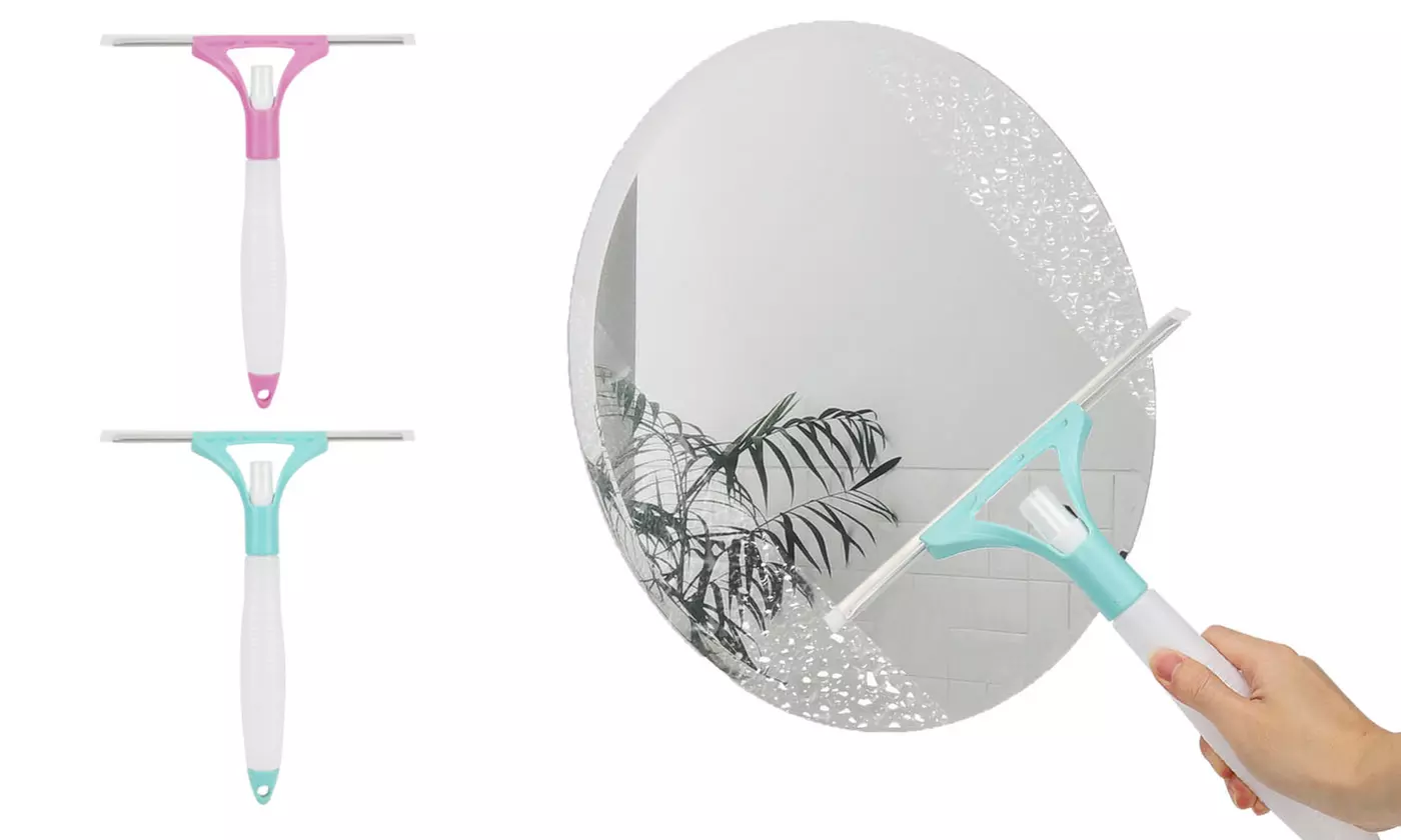 2 Squeegee For Shower Mirror Window Door Home Office Cleaner Car Glass - Primary Image