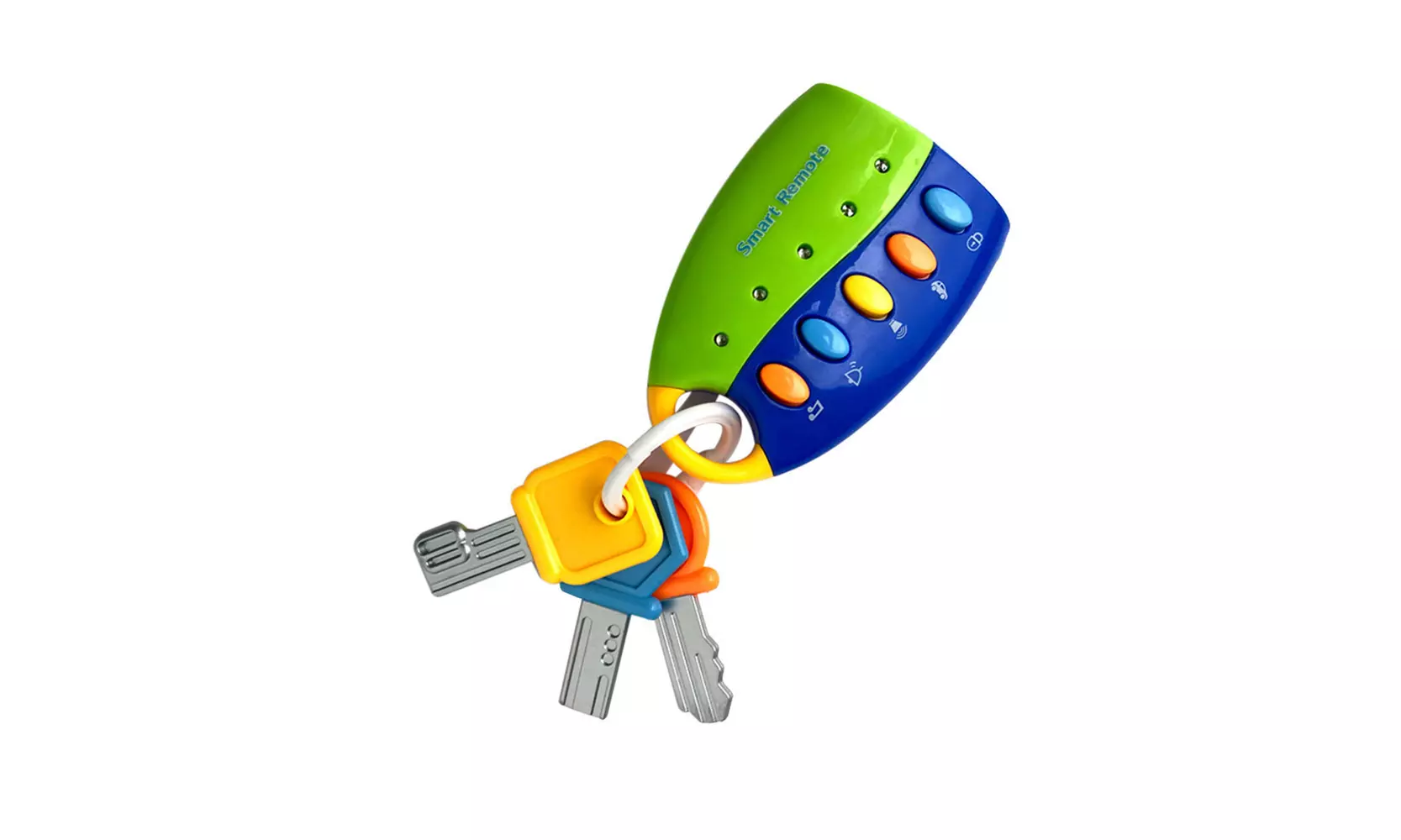 Toy Keys For Toddlers And Baby Toys-Toy Car Keys With Keychains, Light And Sound - Primary Image