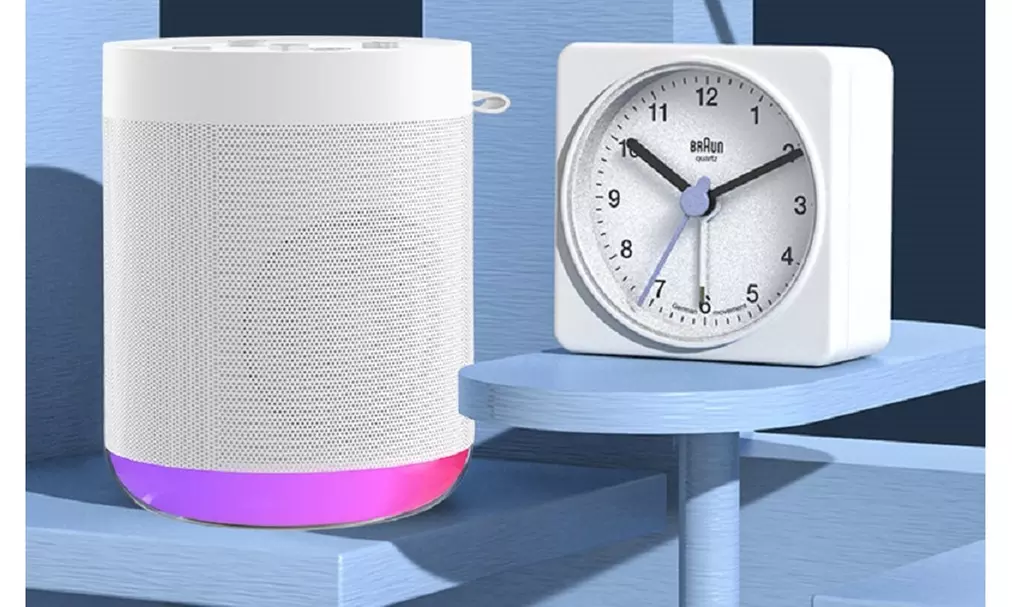 Waloo 4-Inch Mini LED Base Bluetooth Speaker 
