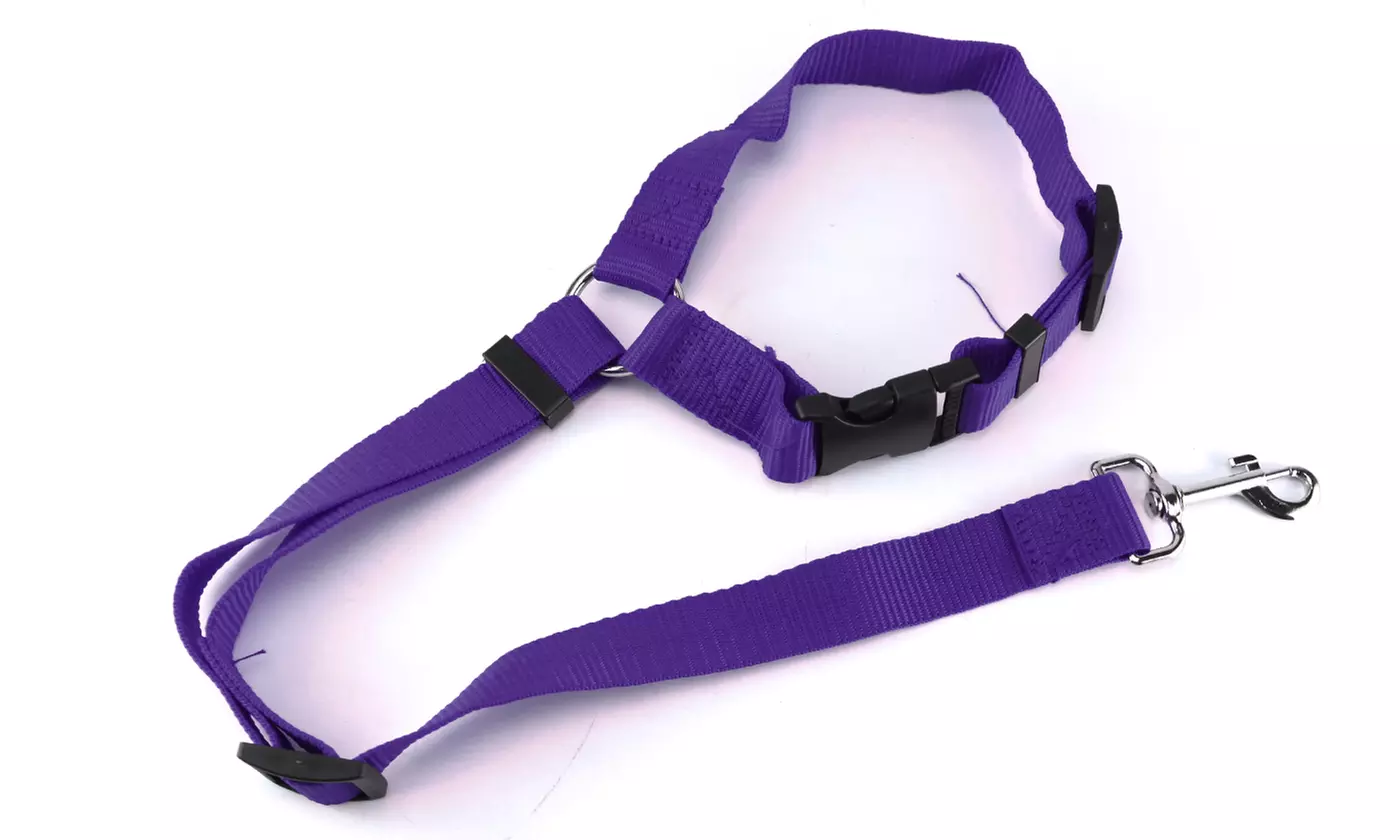 1-2 Pack Nylon Dog Seat Belt Harness Leash Clip Vehicle Car Pet for Dogs
