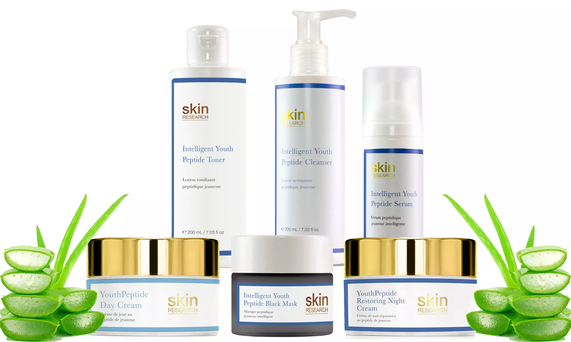 Skin Research Youth Peptide Complete 6-Step Skin Care System - Primary Image