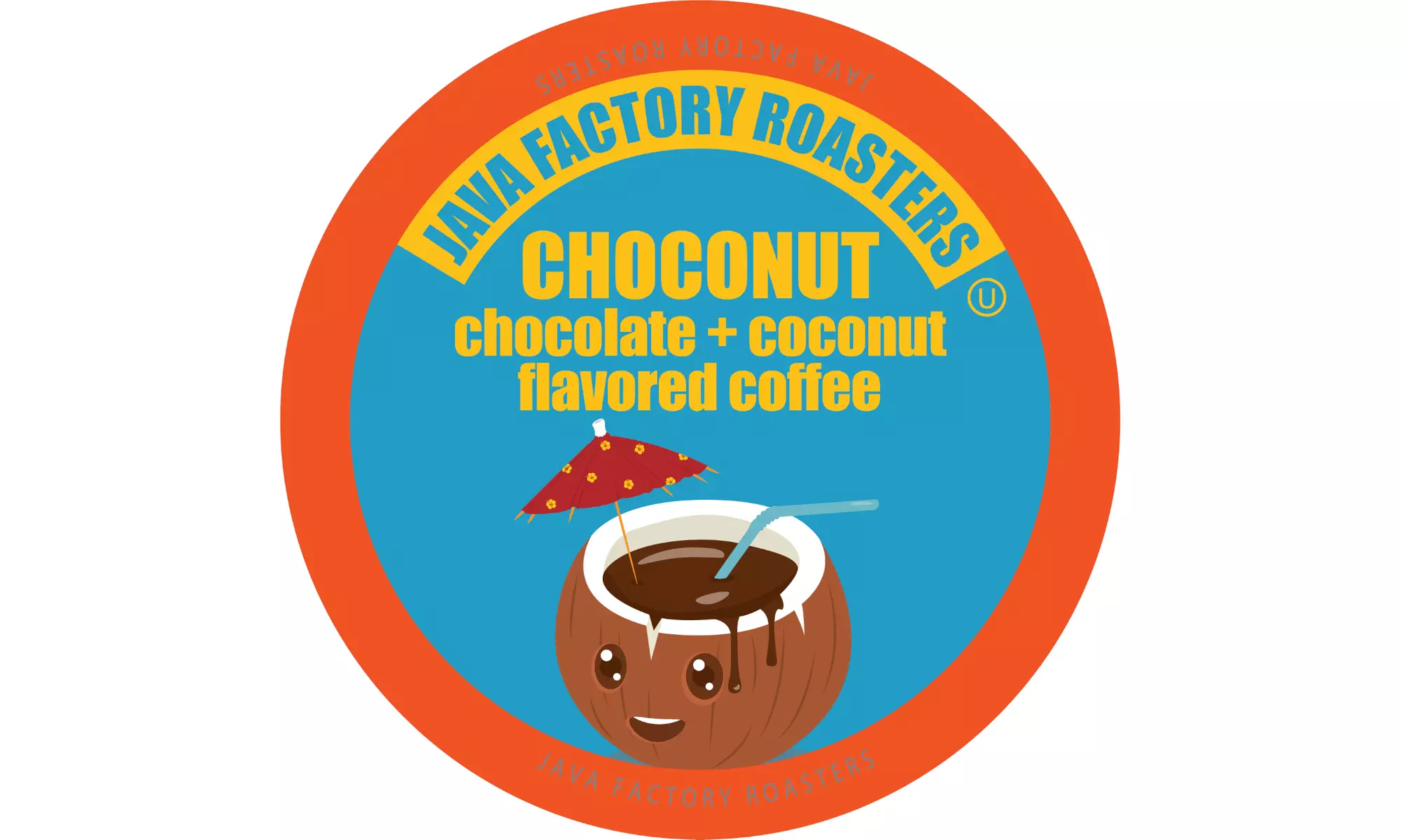Java Factory Choconut Flavored Coffee for Keurig K Cup Brewers, 40 Count - Primary Image