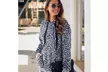 Womail Sweatshirts winter Leopard pocket Tether Hoodies sweatshirts - Second Medium
