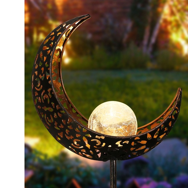 moon solar light garden