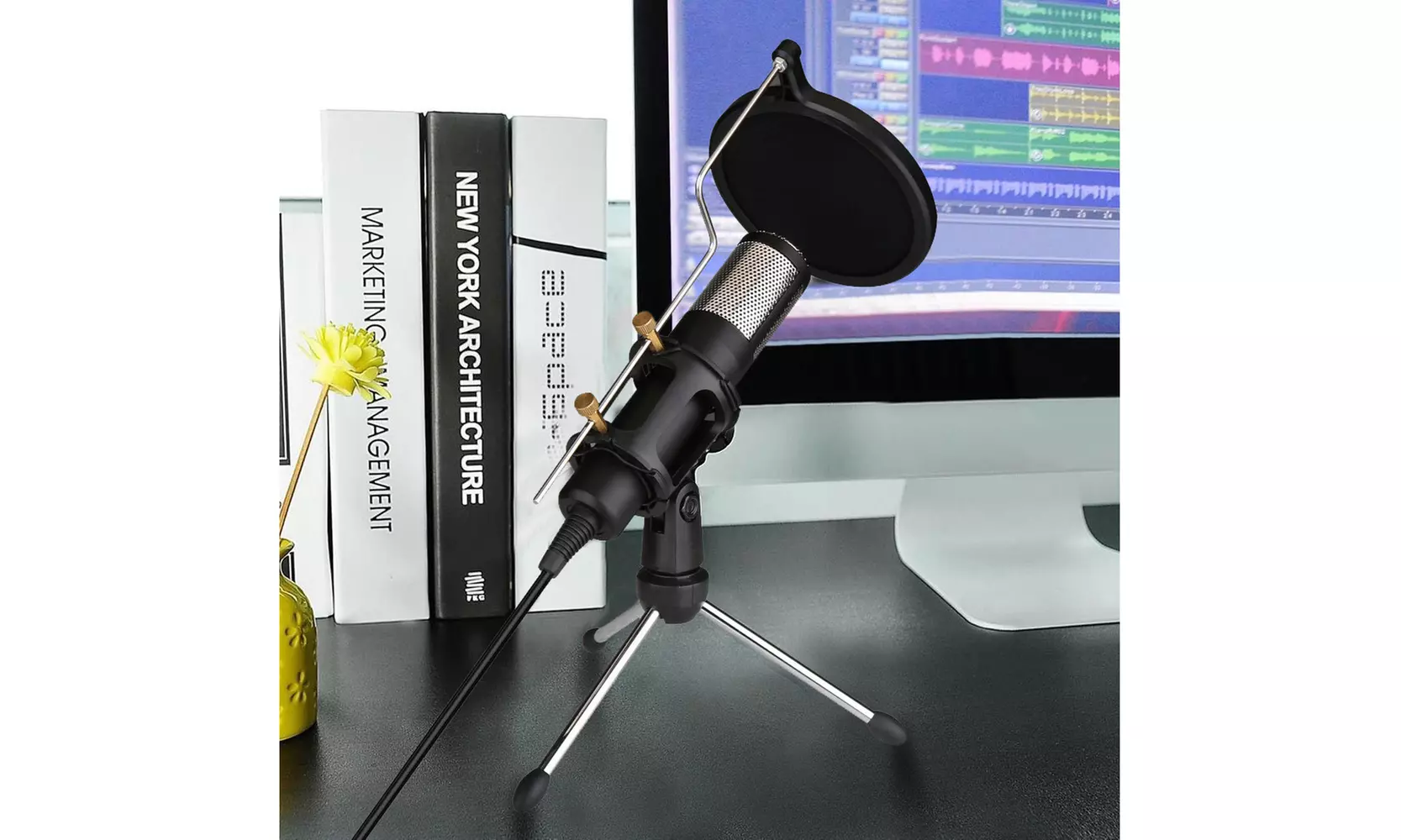 USB Microphone Conference Desktop Voice Chat Super Long Range Microphone - Primary Image