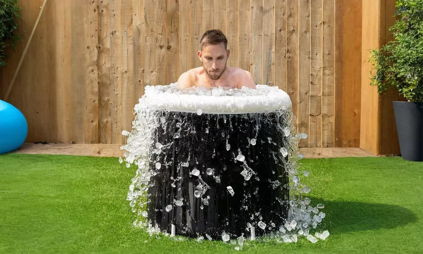 NewHome 97 Gal Cold Plunge Ice Bath Tub Cold Water Recovery & Therapy Tub
