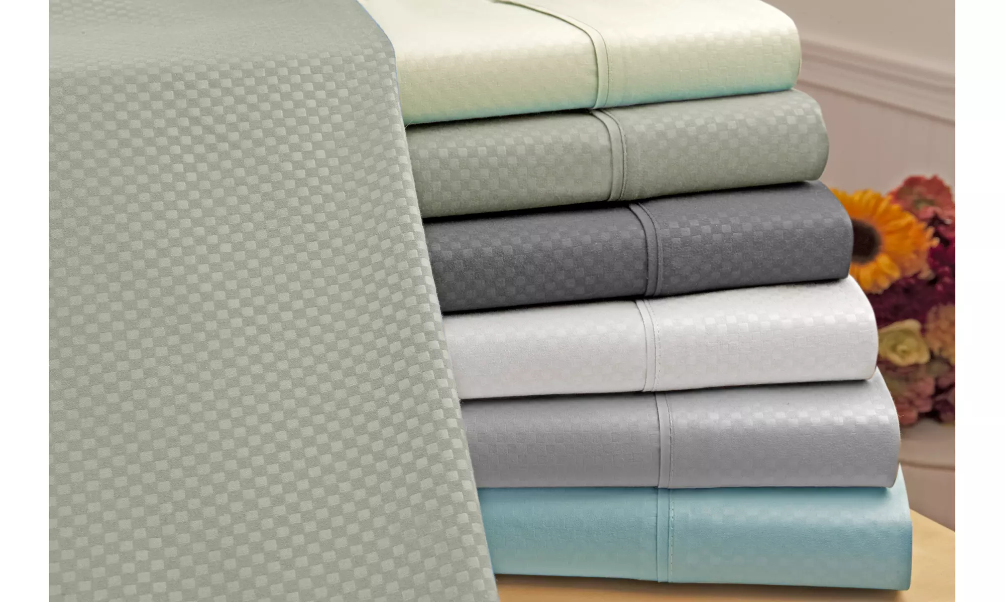 US Army 6 Piece Embossed Check Sheet Set - Primary Image